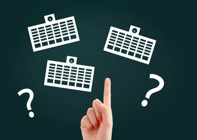 指差しで選択を示す手のイラスト